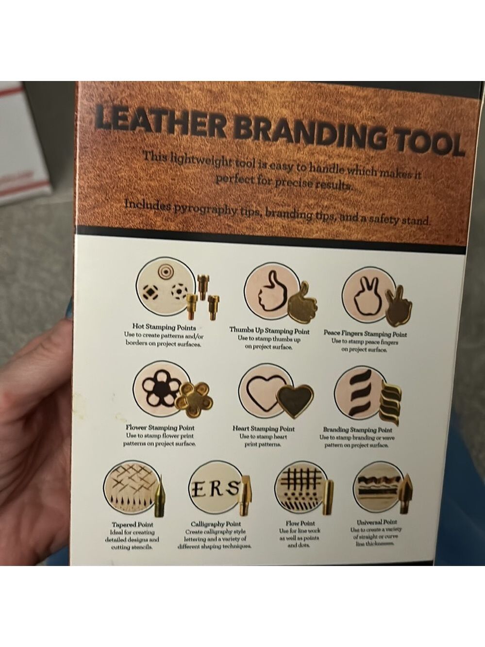 PLAID Leather Branding Tool 15 pcs set - Picture 2 of 4